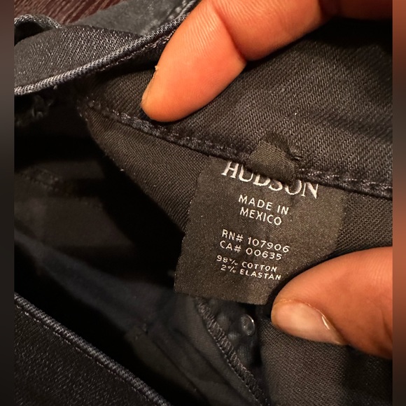 Men’s Dark Navy Blue Hudson denim Jeans size 36 - Picture 7 of 7